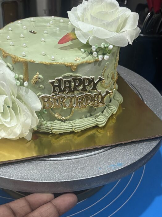 White chocolate cake