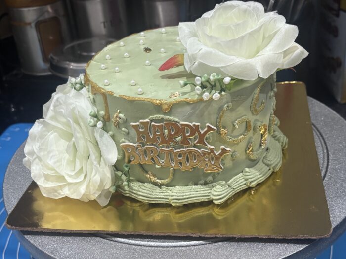 White chocolate cake